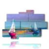 paintings of sailing boats paint effect - version: 10 pannelli 173x114cm