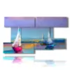 paintings of sailing boats paint effect - version: 9 pannelli 177x101cm