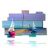 paintings of sailing boats paint effect - version: 11 pannelli 182x115cm