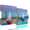 cuadros de barcos a vela con efecto de pintura
