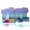 paintings of sailing boats paint effect - version: 11 pannelli 184x104cm