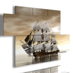 cuadros con barco velero