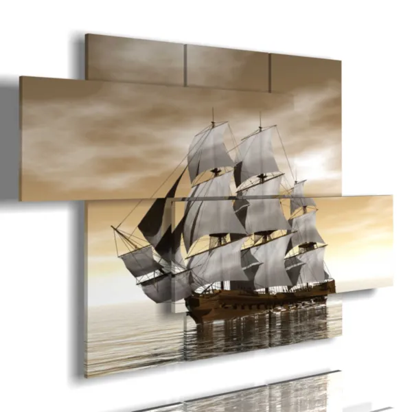 cuadros con barco velero