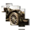 bild oldtimer 01 - version: 6 pannelli 127x110cm