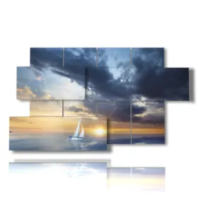 The square sailboat.