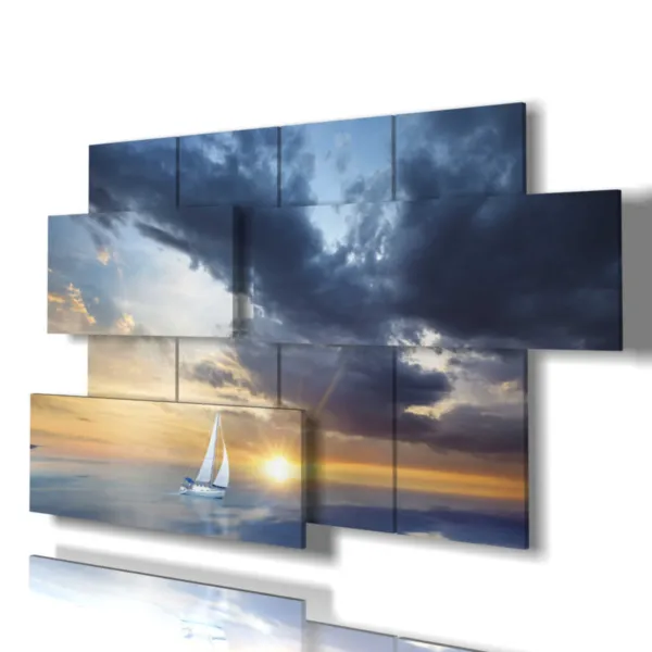 Imprime el barco a vela.