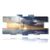 le tableau voilier au coucher du soleil - version: 13 pannelli 233x107cm