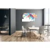 quadro palma astratta stampe design moderne foto  3d Duudaart