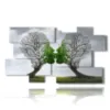 paintings of still life and kissing trees - version: 10 pannelli 186x105cm