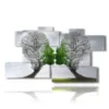 paintings of still life and kissing trees - version: 10 pannelli 189x106cm