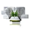 paintings of still life and kissing trees - version: 12 pannelli 206x119cm