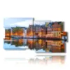 marco de fotos amsterdam casas - version: 10 pannelli 183x100cm