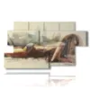 paintings depicting reclining women - version: 7 pannelli 157x90cm