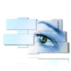 paintings of modern women seductive eye - version: 9 pannelli 180x103cm