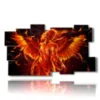 contemporary paintings women angel and devil - version: 11 pannelli 184x104cm