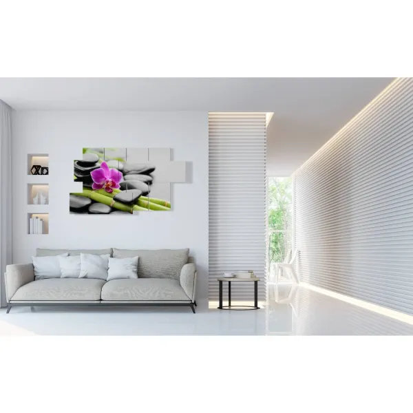 tableaux avec des éléments en pierre