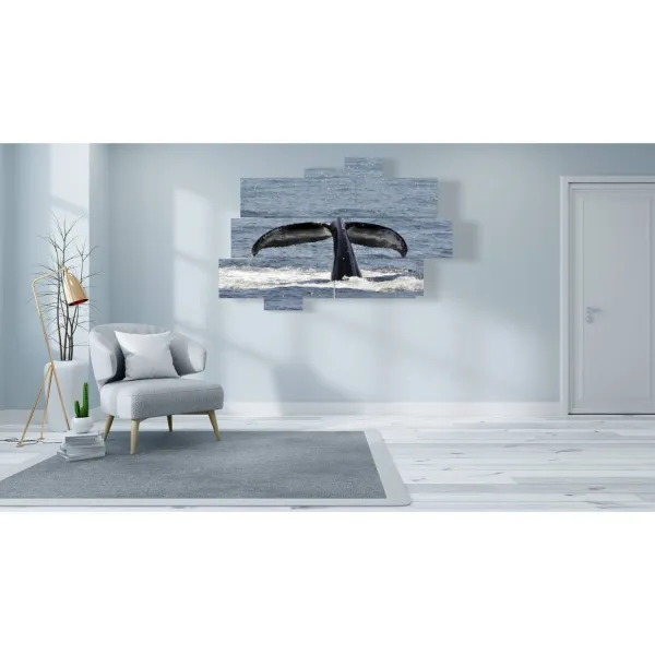 Achetez des tableaux modernes et des impressions peintes avec un sujet de queue de baleine | Mobilier de design