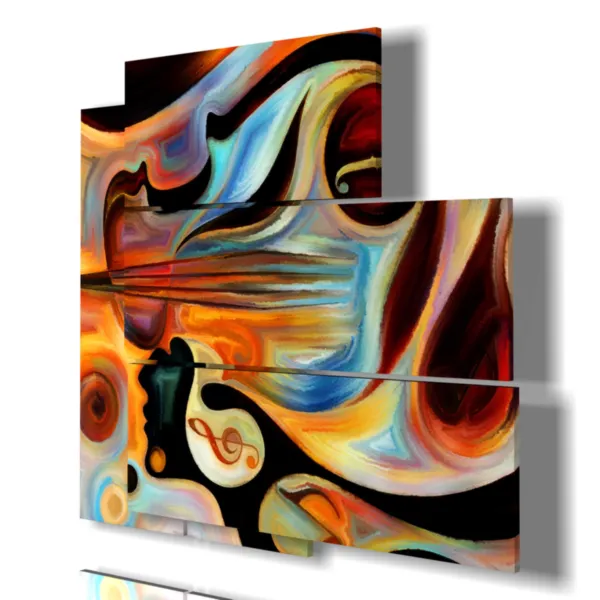 Paintings depict women.