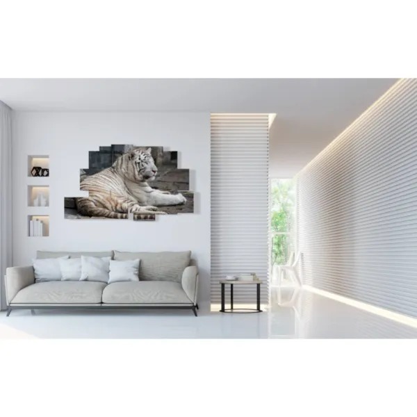 ensemble de peintures de tigres