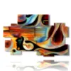 paintings representing women and music - version: 10 pannelli 176x115cm