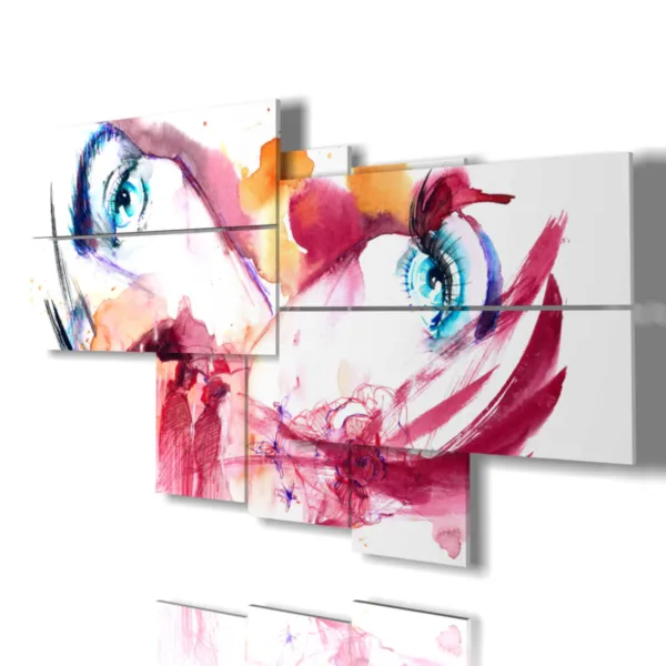 Paintings featuring women''s faces