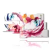 tableaux abstraits visages de femmes - version: 9 pannelli 180x103cm