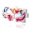 paintings abstract women faces - version: 10 pannelli 186x115cm