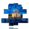 painting of venice basilica of santa maria della salute - version: 11 pannelli 171x150cm