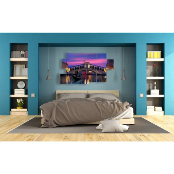 Decorative print Venice city center