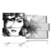 peintures modernes sur toile femmes en noir et blanc - version: 10 pannelli 183x100cm