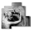 tableaux sur les danseuses - version: 4 pannelli 83x78cm