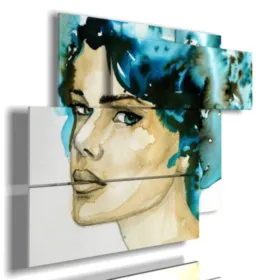 paintings of female faces