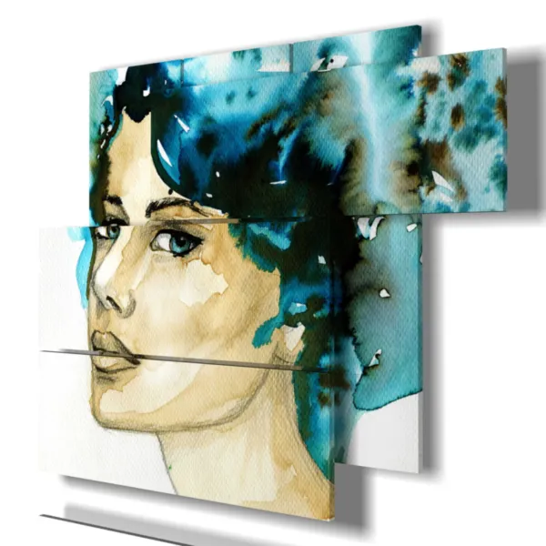 Prints of women with a deep look