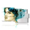 painting on women with a deep gaze - version: 10 pannelli 183x100cm