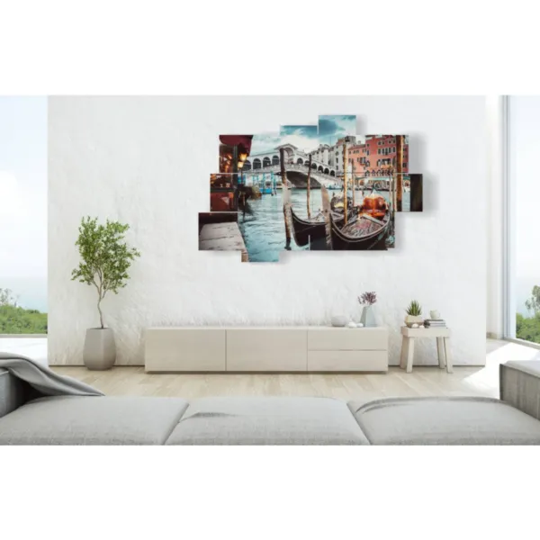 Decoración con fotos de Venecia