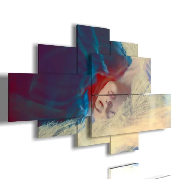 cuadros de mujeres con cabello rojo