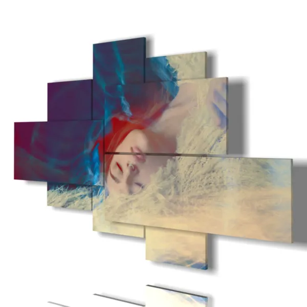 stampe donne coi capelli rossi