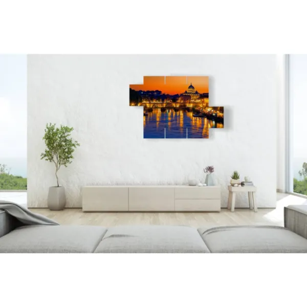 decorazioni murali roma di notte