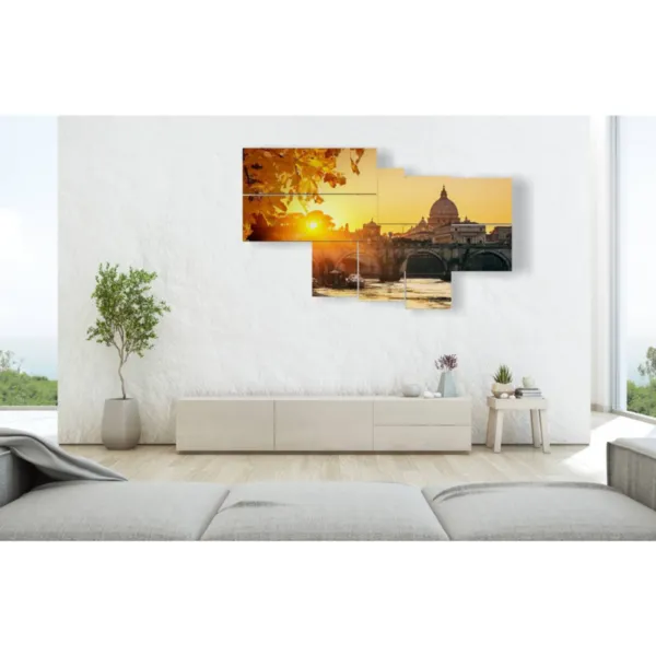 Póster de Roma de noche