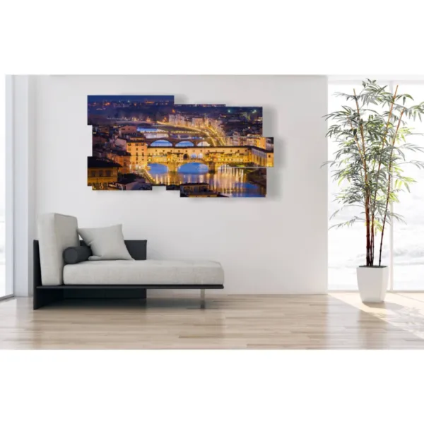 Fotografie von Florenz bei Nacht