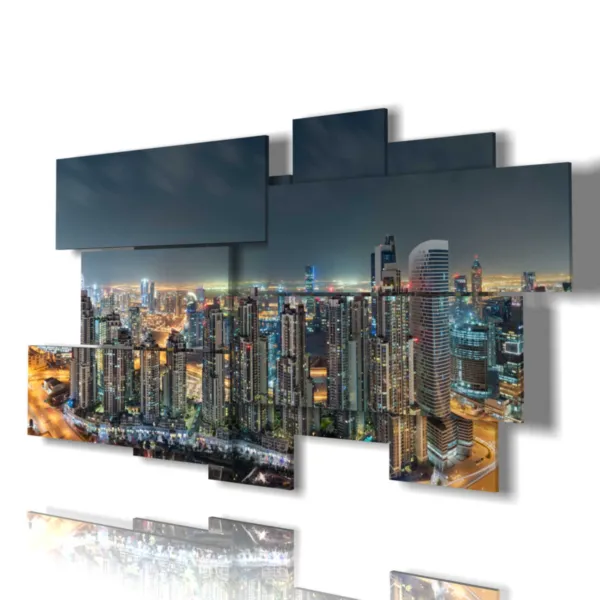 Night photos of Dubai