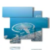 photo dubai mare painting of the palm islands - version: 6 pannelli 127x102cm