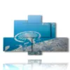 photo dubai mer tableau de le palm islands - version: 6 pannelli 135x85cm