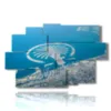 foto dubai am meer bild de le palm islands - version: 9 pannelli 171x108cm
