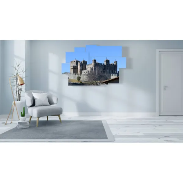 murals of Italian cityscapes