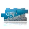 photo dubai mer tableau de le palm islands - version: 11 pannelli 202x103cm