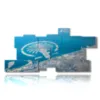 photo dubai mare painting of the palm islands - version: 12 pannelli 231x111cm