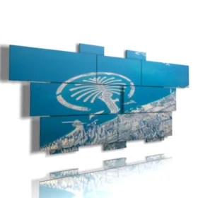 Foto Dubai Meer Bild der Palm Islands