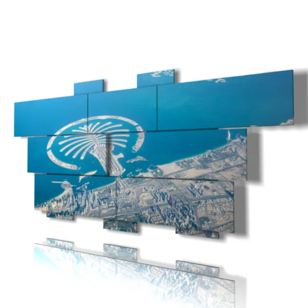 Imágenes de Dubái y mar.