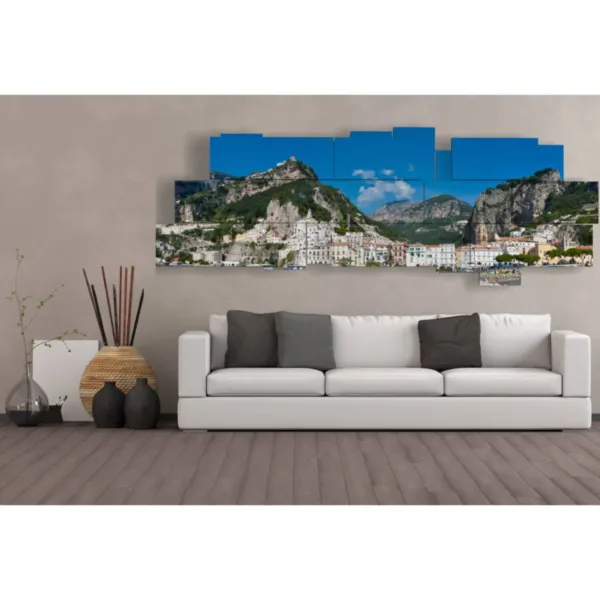 Bilder mit Wandplakaten von italienischen Städten